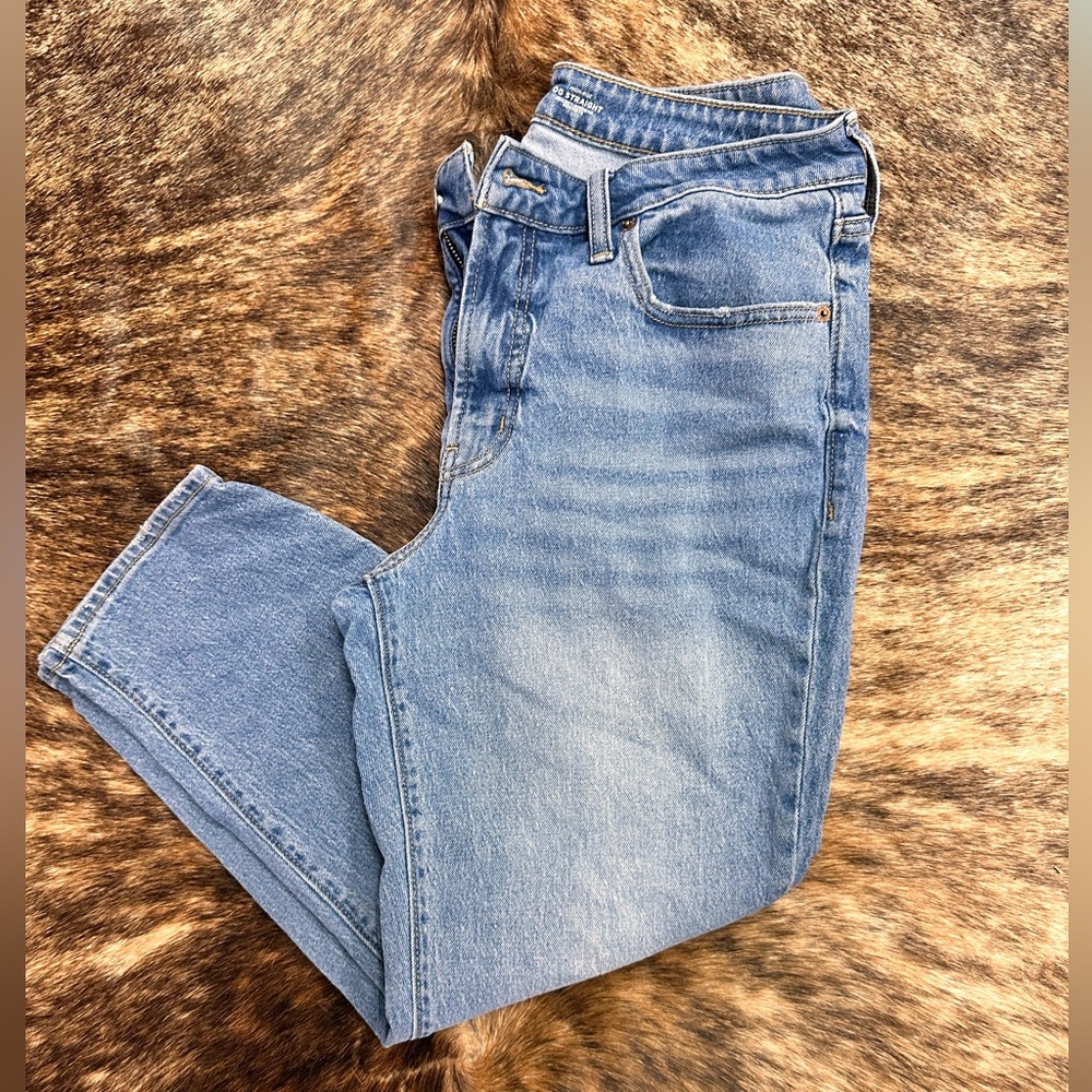 Old Navy Blue Denim straight leg Jeans